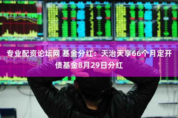 专业配资论坛网 基金分红：天治天享66个月定开债基金8月29日分红